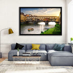 Ponte Vecchio at Golden Hour Wall Art