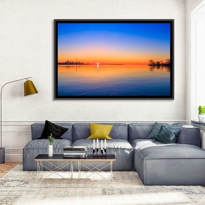 Toronto Sunset Over Lake Ontario Wall Art