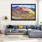 Vinicunca Rainbow Mountain Peru Wall Art