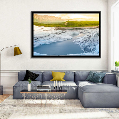 Matanuska Glacier at Sunset Wall Art