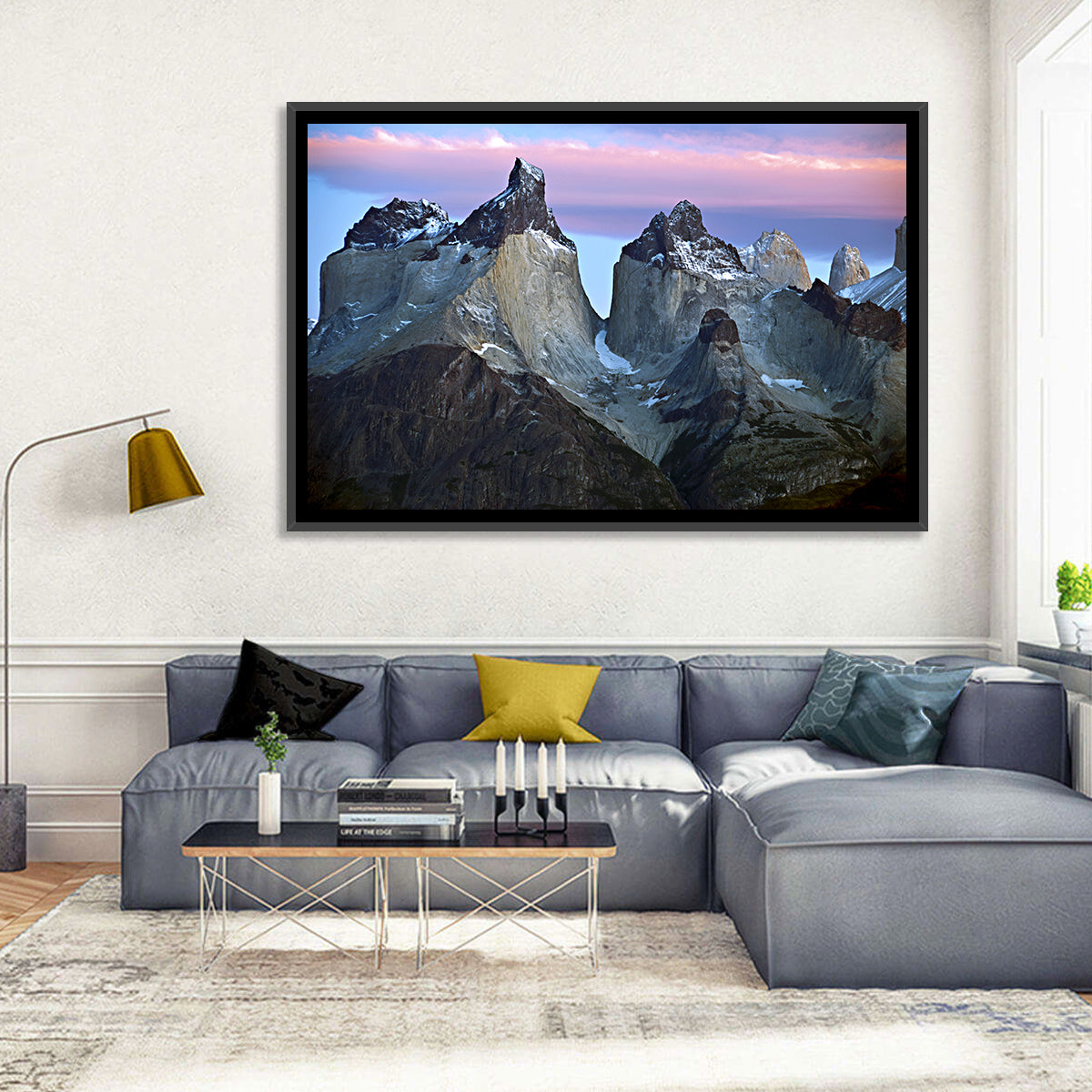 Los Cuernos Peak Valley, Torres Del Paine Wall Art