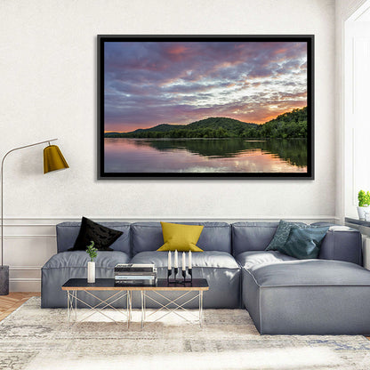 Ohio River Paden City at Dusk Wall Art