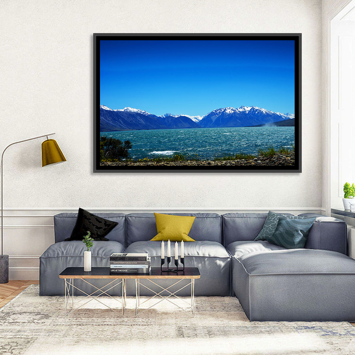 Lake Ohau Snow Peaks Wall Art