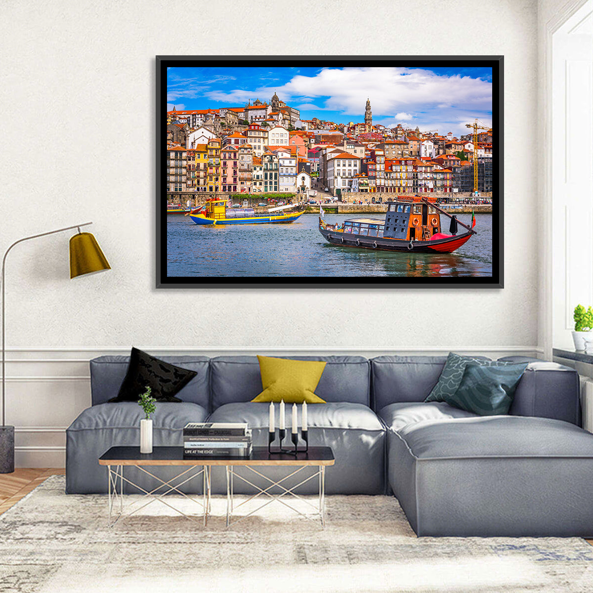 Porto Old Town Douro Riverfront Wall Art