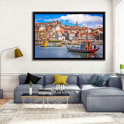 Porto Old Town Douro Riverfront Wall Art