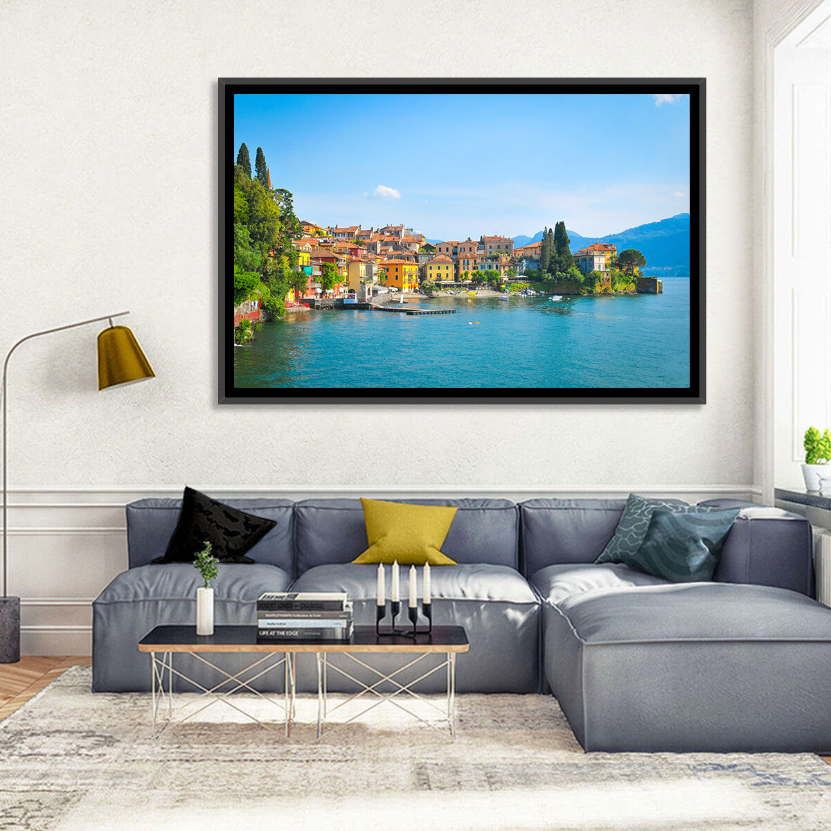 Varenna, Lake Como Wall Art in a room, landscape