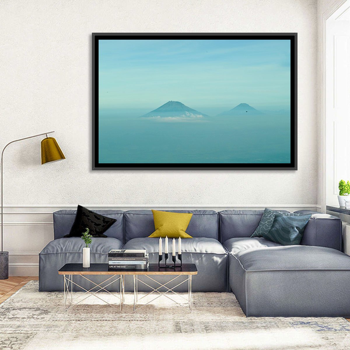 Sumbing and Sindoro Volcanoes Wall Art