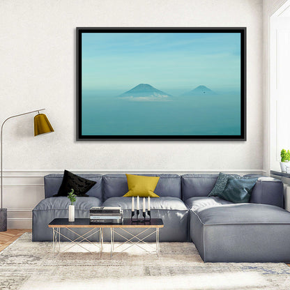 Sumbing and Sindoro Volcanoes Wall Art