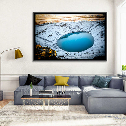 Kerid Crater Lake Wall Art