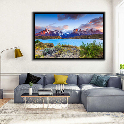 Lake Pehoe at Dawn Wall Art