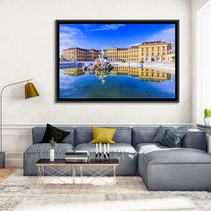 Schönbrunn Palace Fountain View Wall Art