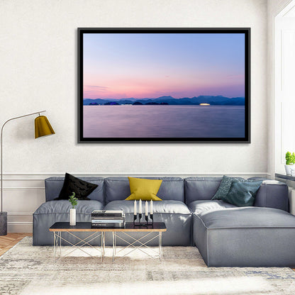 Hangzhou Thousand Island Lake at Dusk Wall Art
