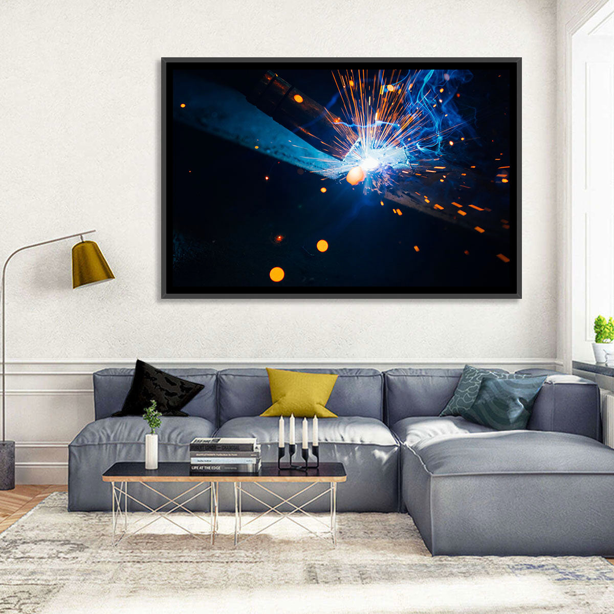 Molten Metal Sparks Wall Art