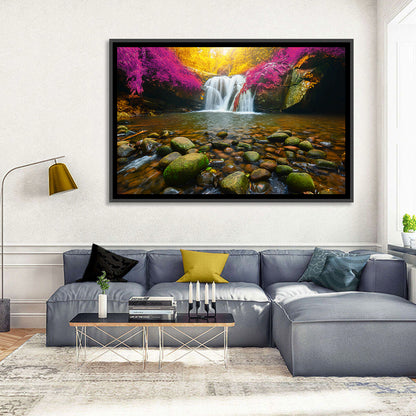 Phu Soi Dao Waterfall at Dusk Wall Art
