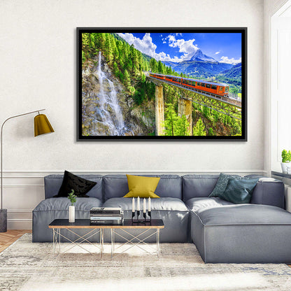 Gornergrat Tourist Train Wall Art