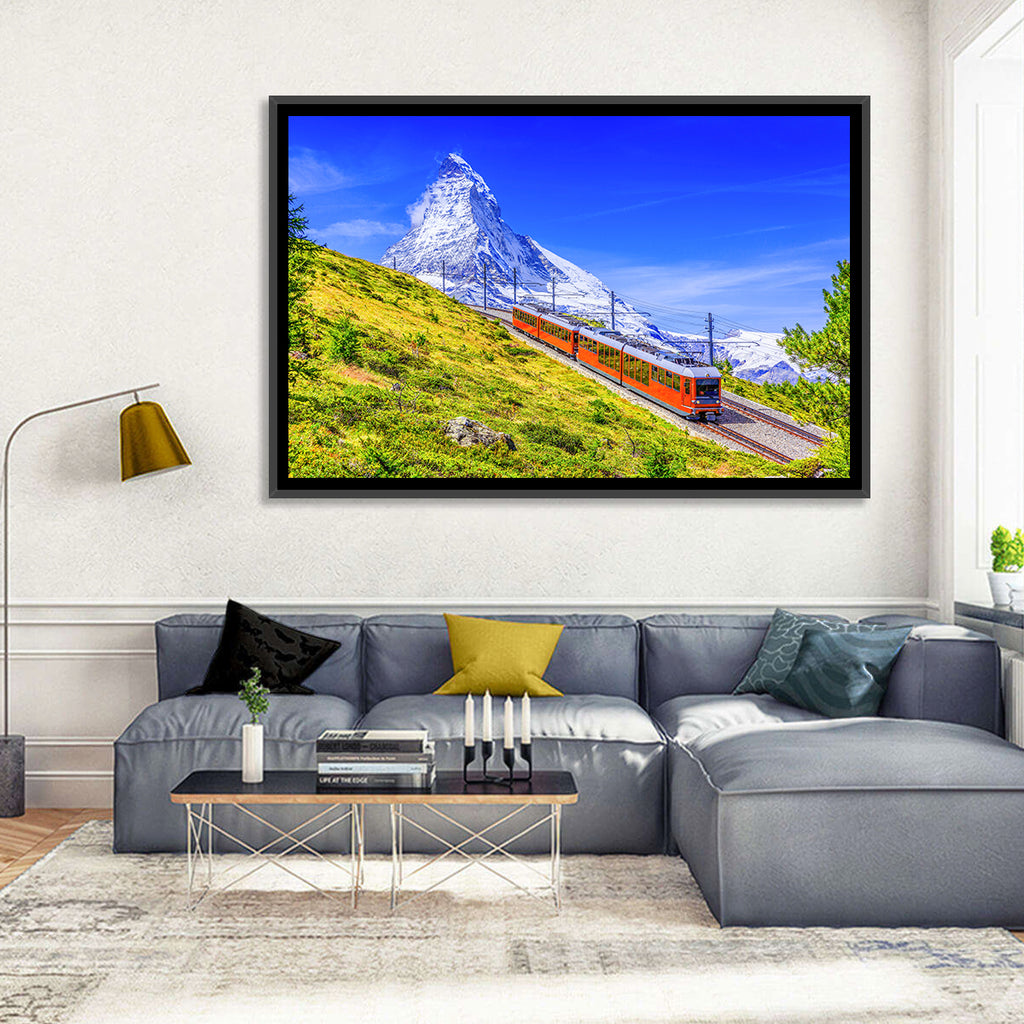 Gornergrat Train and Matterhorn Wall Art