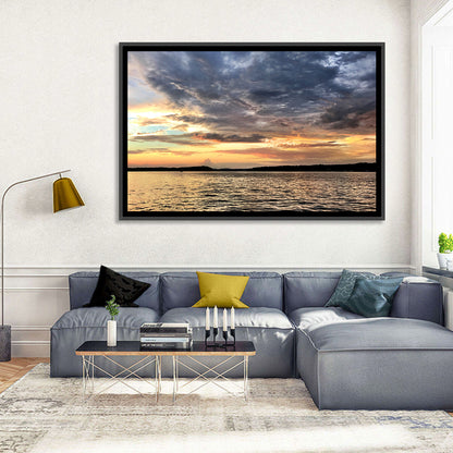 Lake Tillery Sunset Wall Art
