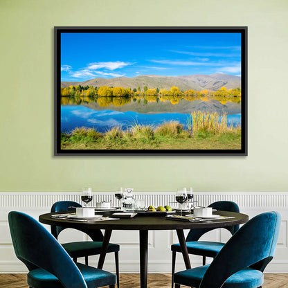 Ruataniwha Autumn Reflection Wall Art
