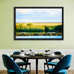 Louisiana Bayou Marsh at Golden Hour Wall Art