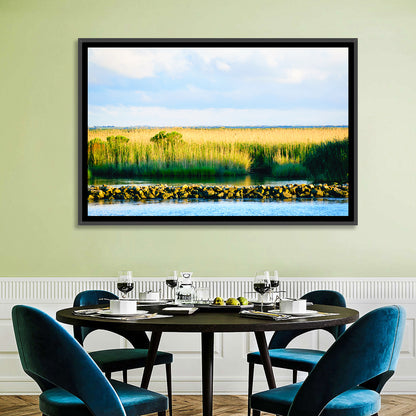 Louisiana Bayou Marsh at Golden Hour Wall Art