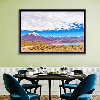 Lascar Snow-capped Volcano Wall Art