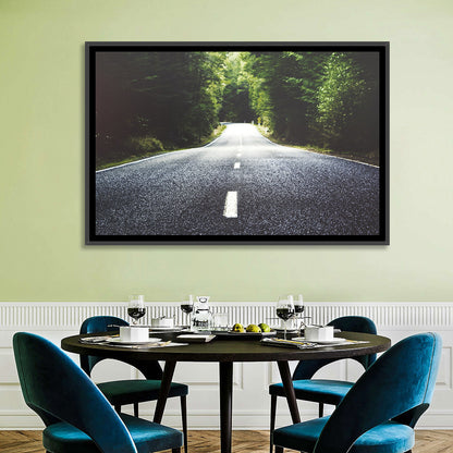 Summer Forest Road Wall Art