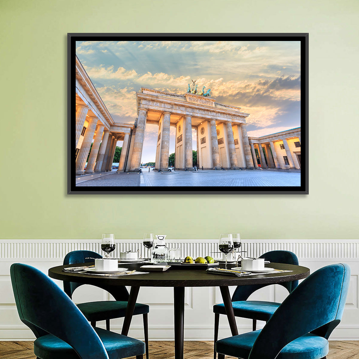 Brandenburg Gate at Sunset Wall Art