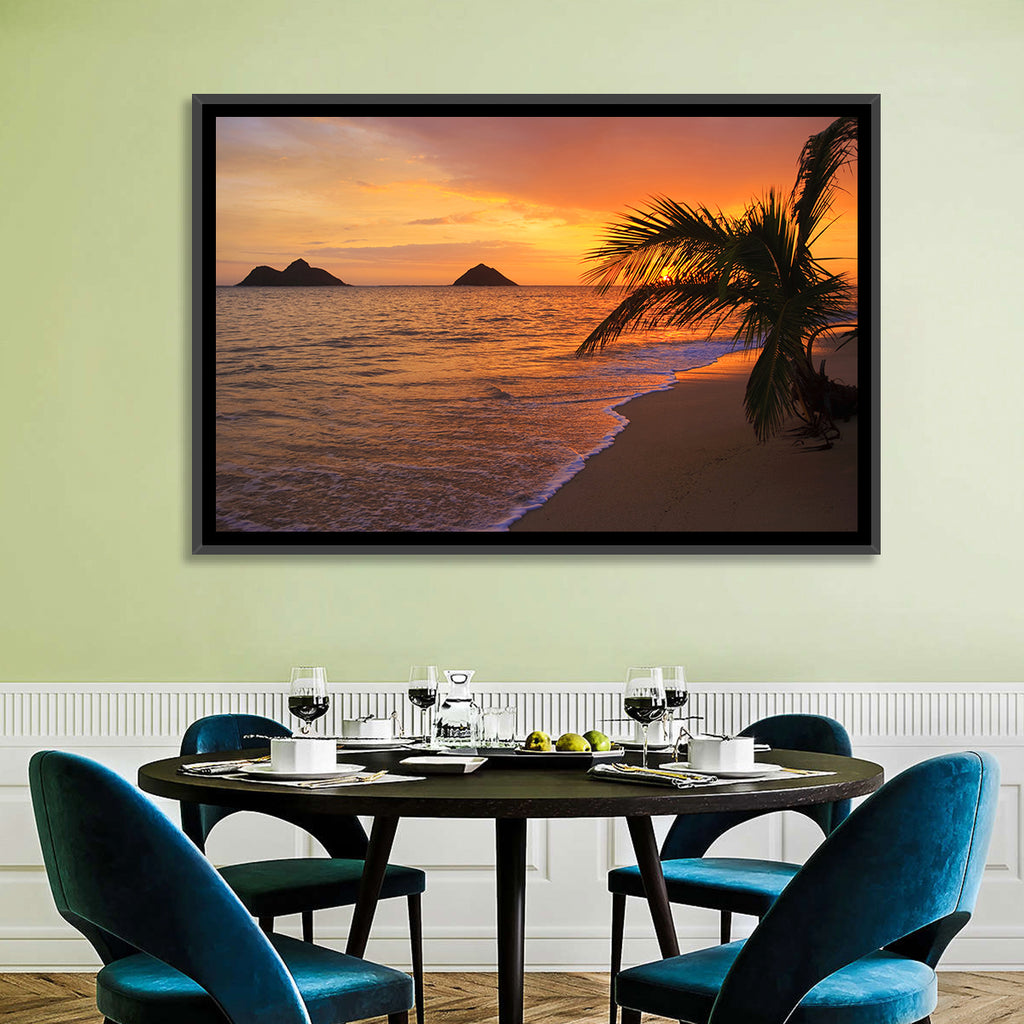 Lanikai Sunrise Over Na Mokulua Wall Art