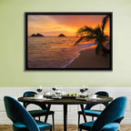 Lanikai Sunrise Over Na Mokulua Wall Art