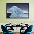 Lighthouse in a Sea Storm Wall Art
