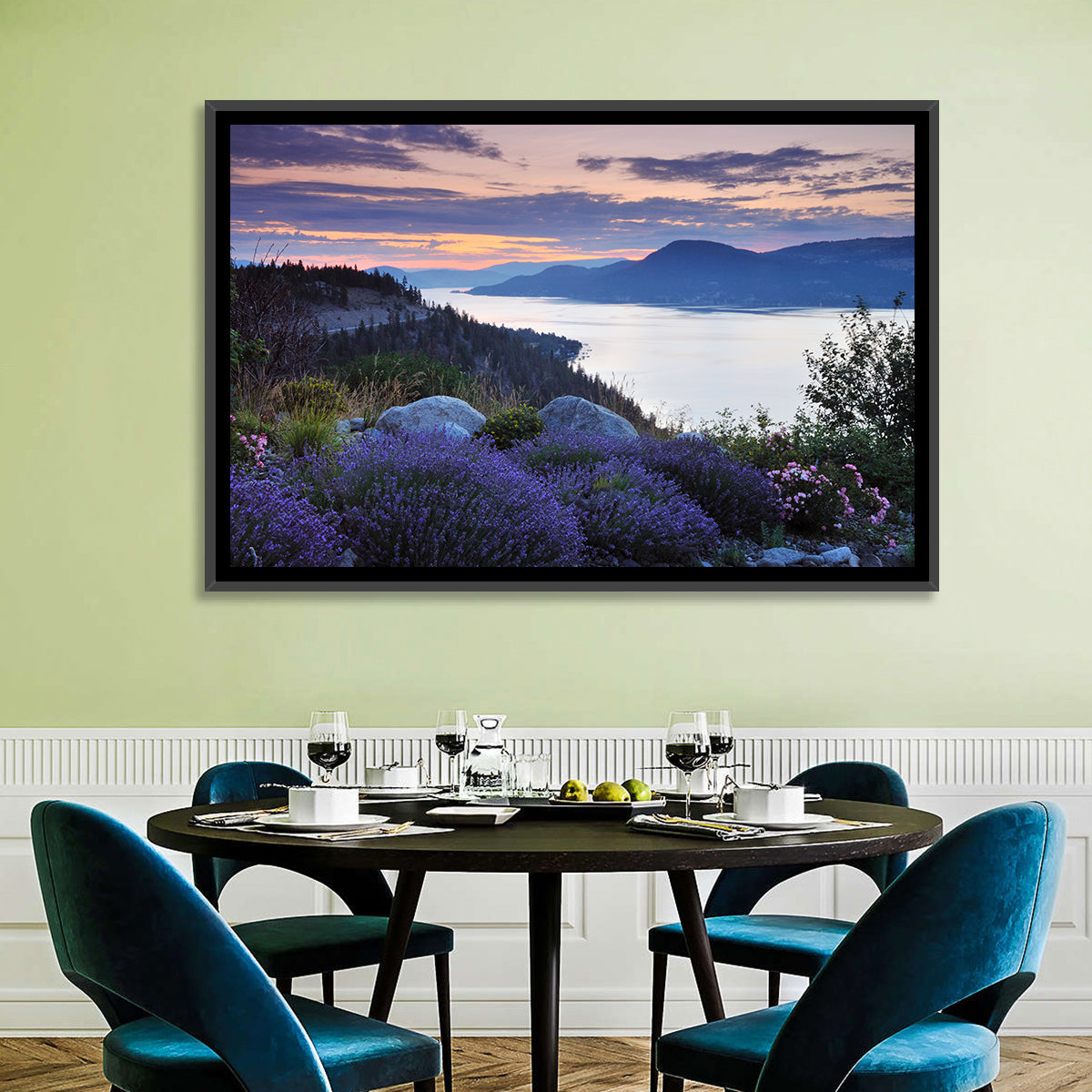 Okanagan Lavender Lake Wall Art