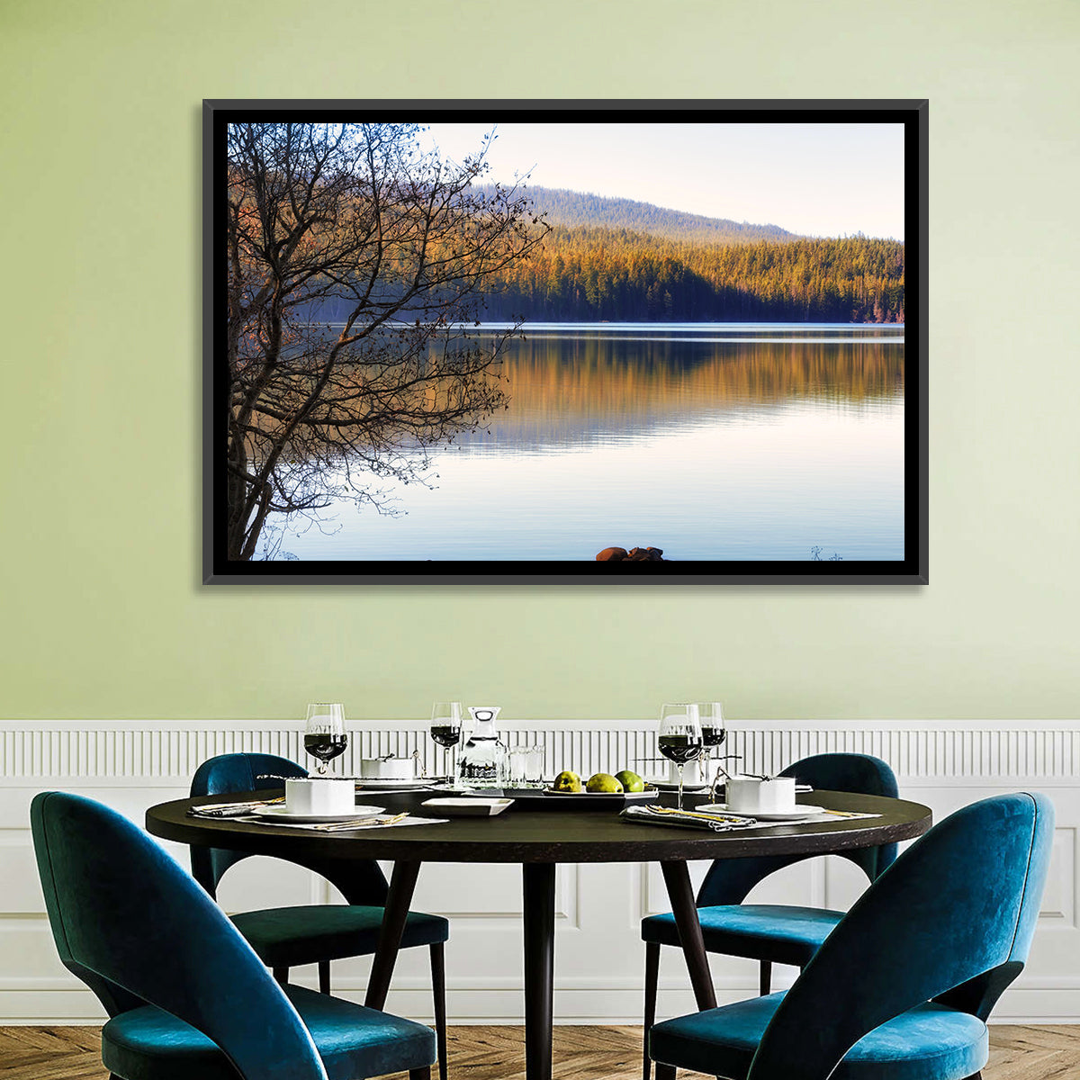 Dawn at Odell Lake Wall Art