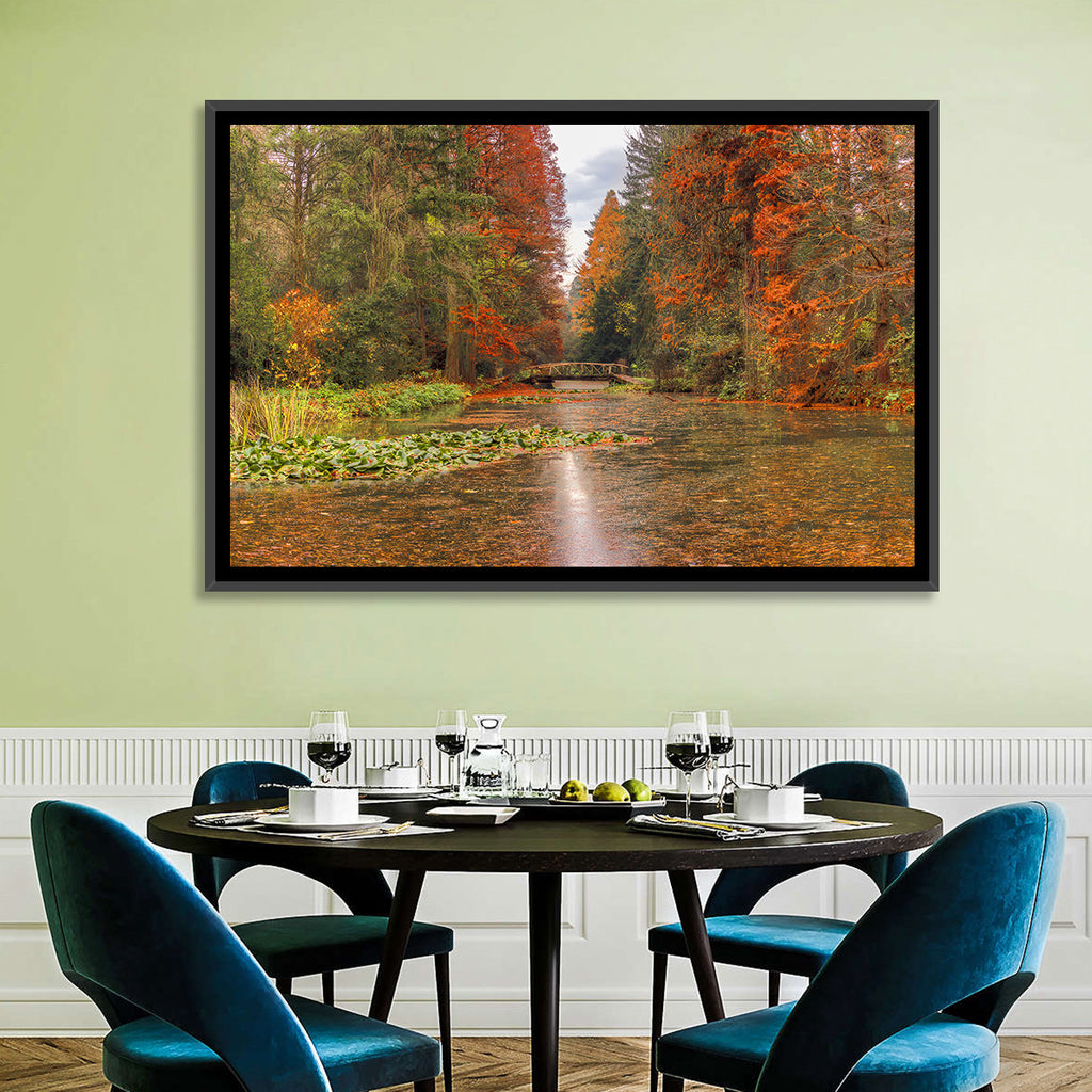 Simeria Arboretum Autumn Lake Wall Art