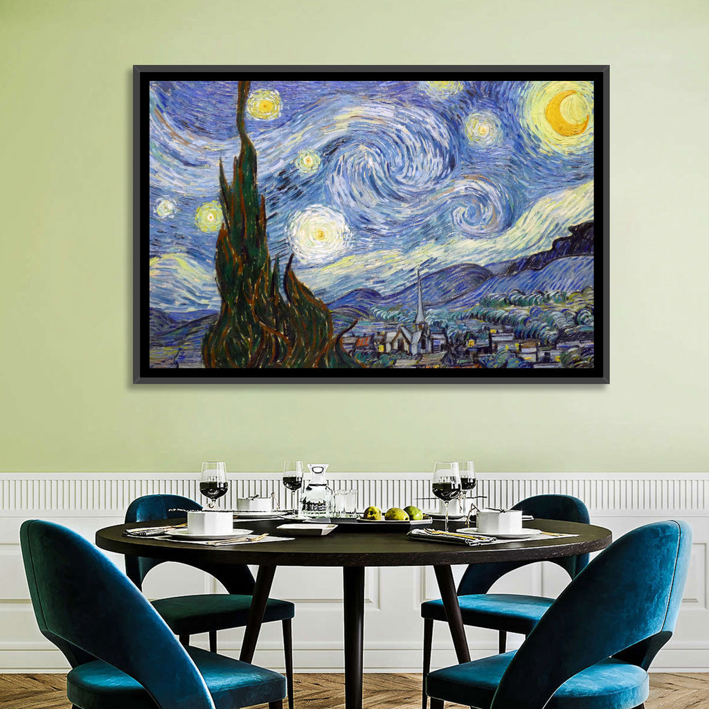 Starry Night Over Saint-rémy Wall Art