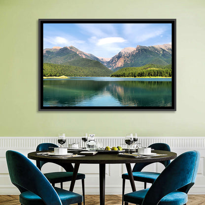 Mission Mountain Lake Reflection Wall Art