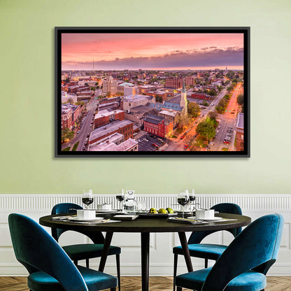 Church Spire at Dusk Wall Art