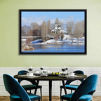 St Naum Ohridski Church by Lake Wall Art