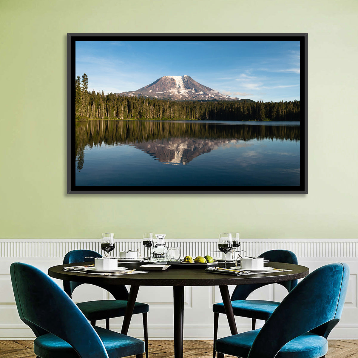 Takhlakh Lake Reflection Wall Art