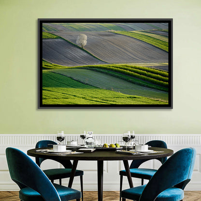 Springtime Polish Fields Wall Art