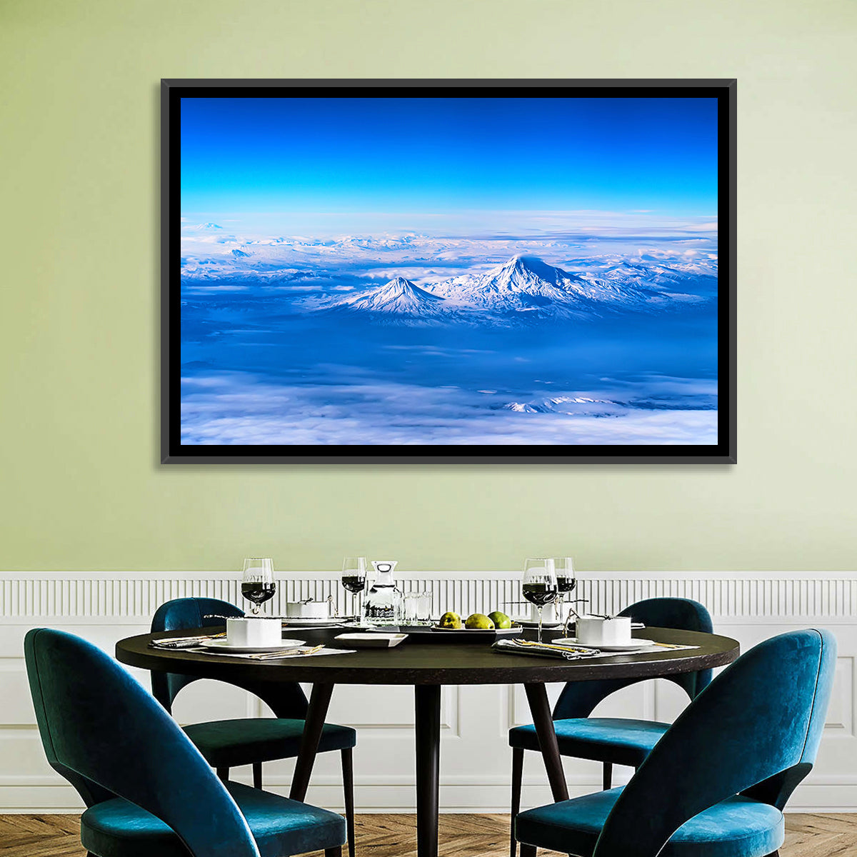 Mount Ararat Above Clouds Wall Art