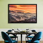 Pestera Mountain Sunrise Wall Art