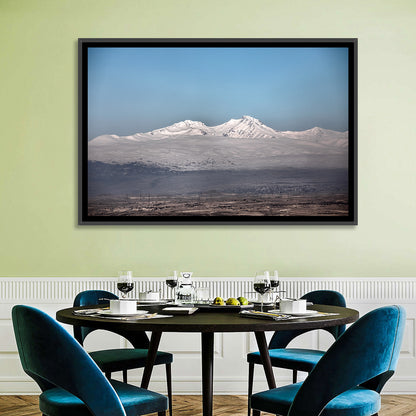 Mount Aragats Winter Landscape Wall Art