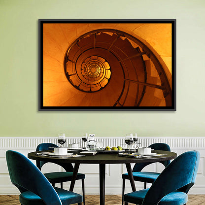 Vortex Spiral Staircase Wall Art