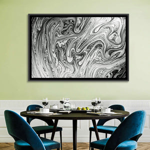 Sticky Liquid Abstract Pattern Wall Art