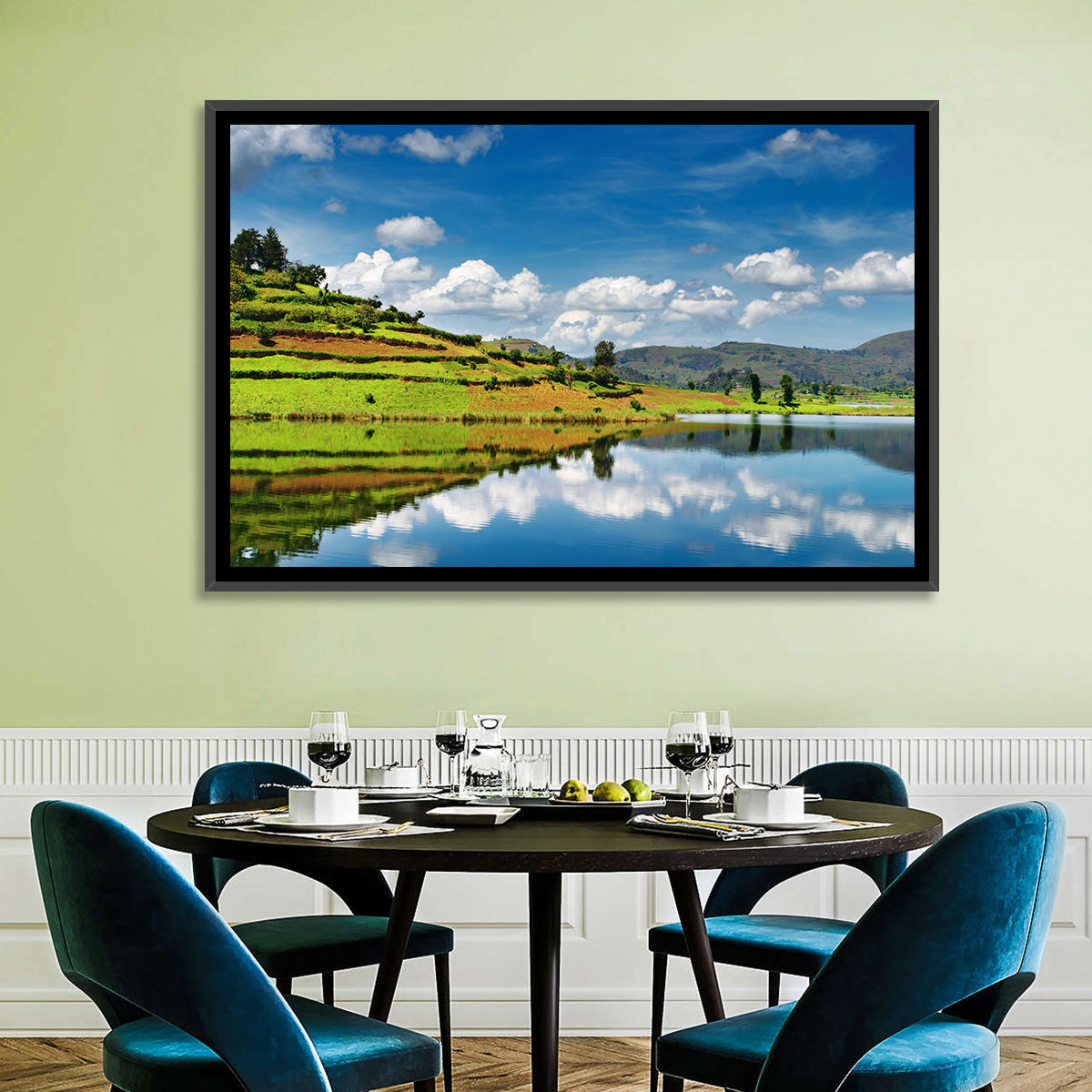 Bunyonyi Lake Reflection Wall Art