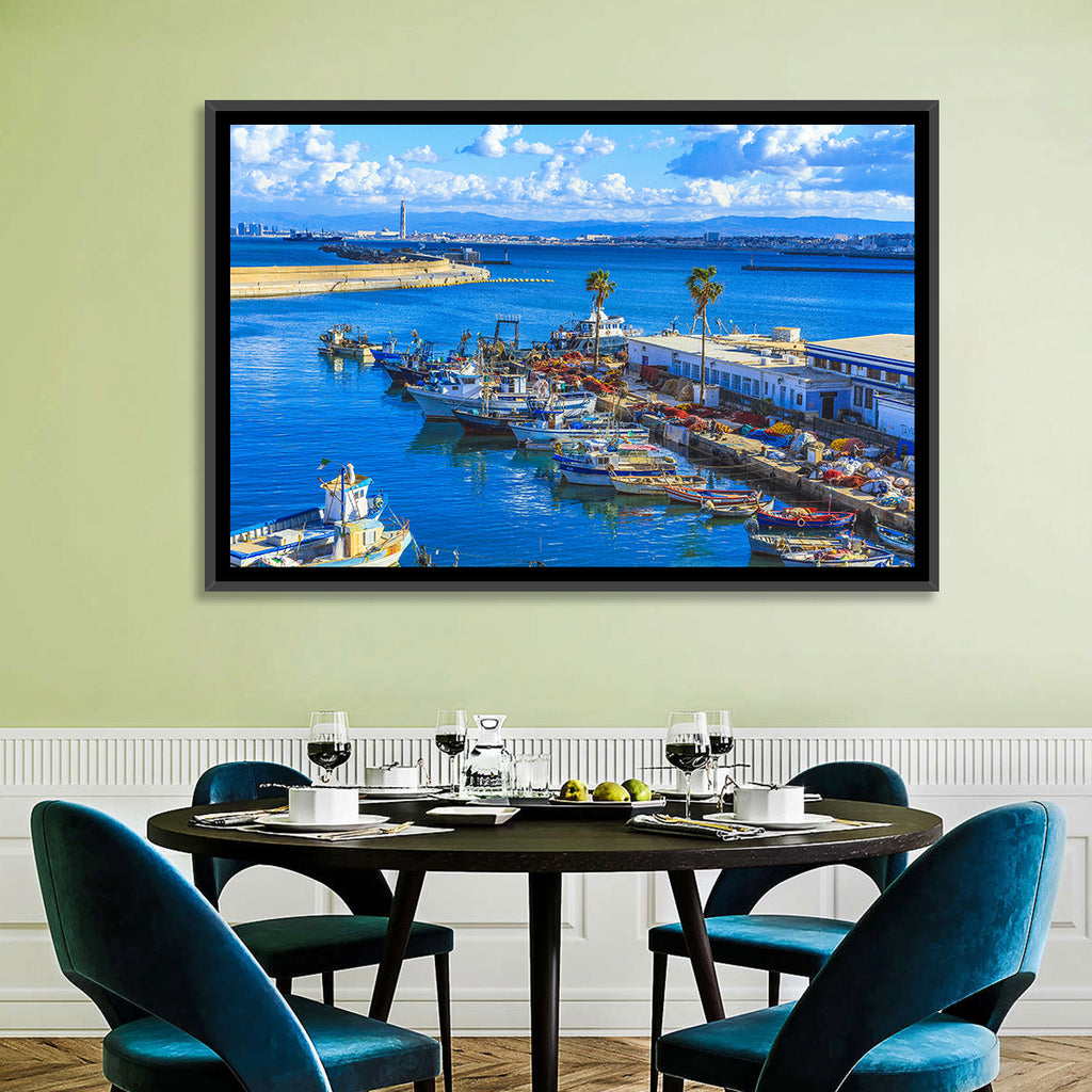 Sfax Fishing Harbor Wall Art
