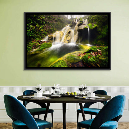 Cheile Nerei Mossy Waterfall Wall Art