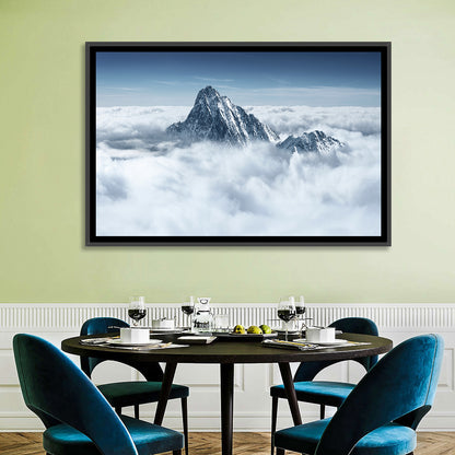 Peaks Above Clouds Wall Art