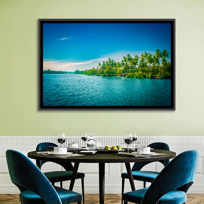 Tropical River in India Wall Art