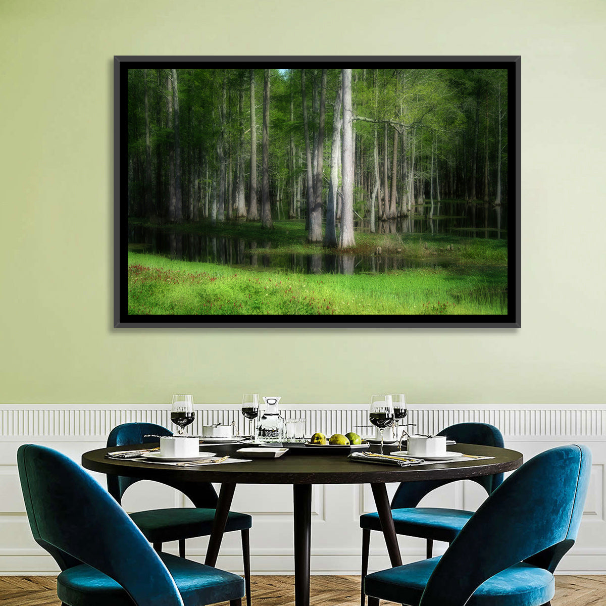 Lush Cypress Swamp Wall Art